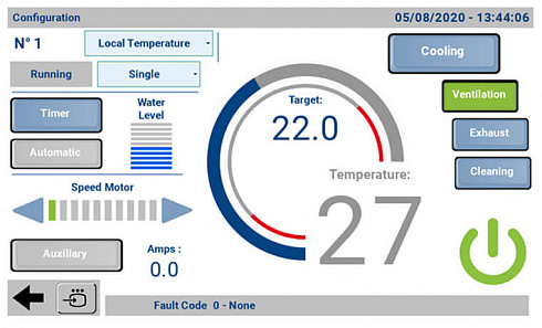 SUPERMASTER — панель управления для охладителей MASTER BCM